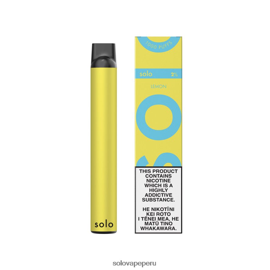 Solo vaporizador desechable limón TR068415 | Solo Vape Lima